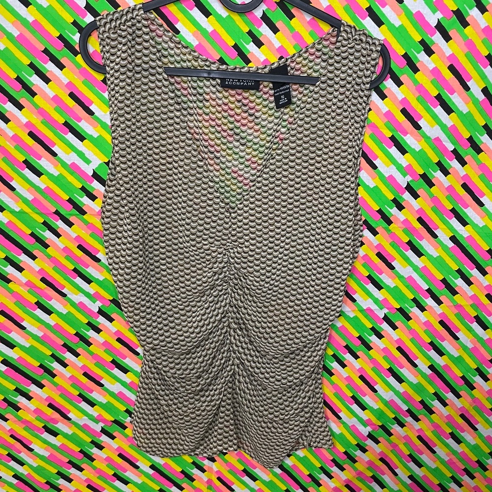 Vintage New York & Co Pattern Tank Top
